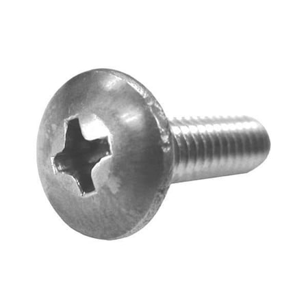 Newport Fasteners #2-56 x 1/2 in Phillips Truss Machine Screw, Plain 18-8 Stainless Steel, 5000 PK 651119-BR-5000